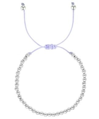 Bracelet femme cordon violet tendance 2024