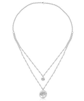 Collier femme arbre de vie argent