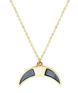 Faites rayonner votre féminité avec notre collier corne lune tendance, un bijou qui célèbre la puissance et la douceur de la lune