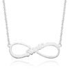 Collier prenom infini acier