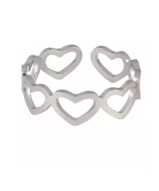 Bague Coeur ajustable