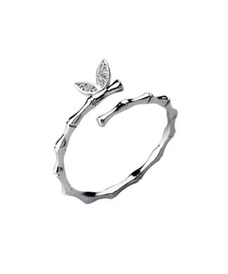 Bague fine argent femme