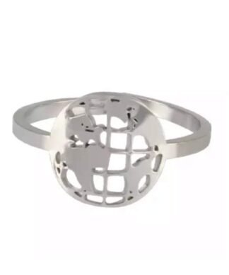 Bague mappemonde ajustable