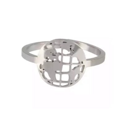 Bague mappemonde ajustable