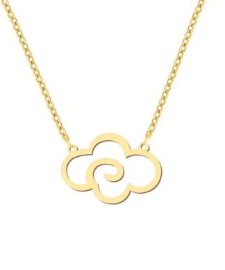 Collier fantaisie femme- pendentif nuage