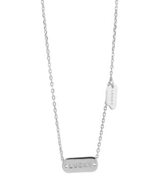 Exprimez votre féminité avec notre collier porte-bonheur en argent, un accessoire qui souligne votre grâce et votre élégance