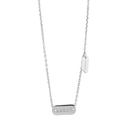 Exprimez votre féminité avec notre collier porte-bonheur en argent, un accessoire qui souligne votre grâce et votre élégance