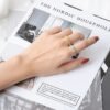 bague fiancaille fine