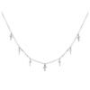 Sublimez votre look avec ce collier croix  en argent, une création élégante et raffinée qui ajoutera une touche de sophistication à votre tenue