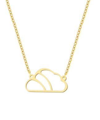 collier ras du cou pendentif nuage