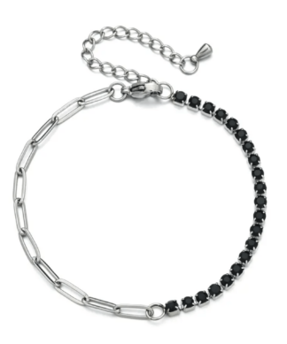 Bracelet gourmette argent