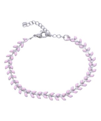 Ajoutez une touche de raffinement a votre style avec notre bracelet feuille de laurier, un accessoire elegant qui celebre le succes et l'excellence avec une allure distinguee.