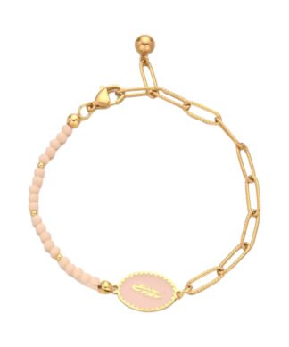 Bracelet email medaille plume tendance. Faites une declaration de style avec notre bracelet medaille plume email, un accessoire audacieux qui ajoute une touche de fantaisie a votre tenue.